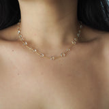 Dew Drop Raindrop Necklace 14k Gold Filled