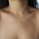 Dew Drop Raindrop Necklace 14k Gold Filled