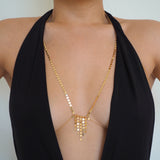 14k Gold Filled Golden Coins Shaker Body Chain Bra | VERSION 2.0