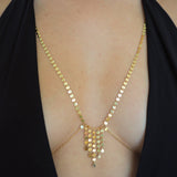 14k Gold Filled Golden Coins Shaker Body Chain Bra | VERSION 2.0