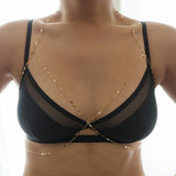 14k Gold Filled Sparkle Bar Chain Halter Top Body Chain