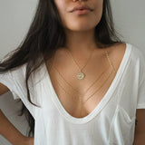 14k Gold Filled Bohemian Double Layer Dainty Chain Bralette Halter Top Body Chain