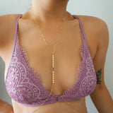 14k Gold Filled with 14k Solid Gold AMETHYST Oval Coin Line Dainty Body Chain