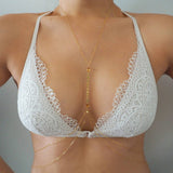 14k Gold Filled with 14k Solid Gold CITRINE Double Layer Oval Coin Line Dainty Body Chain