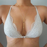 14k Gold Filled with 14k Solid Gold CITRINE Double Layer Oval Coin Line Dainty Body Chain