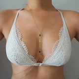 14k Gold Filled with 14k Solid Gold SPINEL Double Layer Oval Coin Line Dainty Body Chain