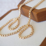 14k Gold Filled Round Venetian Chain Necklace