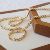 14k Gold Filled Round Venetian Chain Necklace