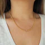 14k Gold Filled Mixed Chains Necklace