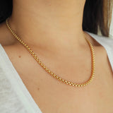 14k Gold Filled Round Venetian Chain Necklace