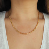 14k Gold Filled Round Venetian Chain Necklace