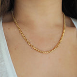 14k Gold Filled Round Venetian Chain Necklace