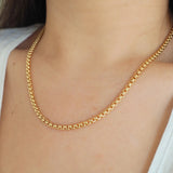 14k Gold Filled Round Venetian Chain Necklace