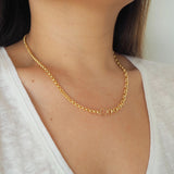 14k Gold Filled Mixed Chains Necklace