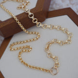 14k Gold Filled Mixed Chains Necklace