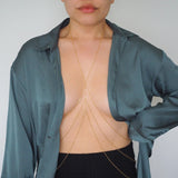 14k Gold Filled Triple Layer Body Chain | VERSION 2.0