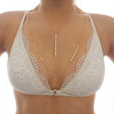 14k Gold Filled Coin Disc Dainty Line Body Chain