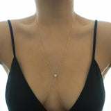 Classic with CZ Diamond 14k Gold Filled Dainty Body Chain