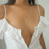14k Gold Filled with 14k Solid Gold LABRADORITE Coin Double Layer Dainty Body Chain