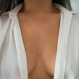 14k Gold Filled with 14k Solid Gold Tiny LABRADORITE Dainty Body Chain