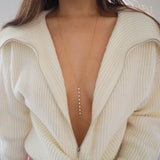 VERSION 2.0 14k Gold Filled EIGHT CZ Diamond Dainty Body Chain