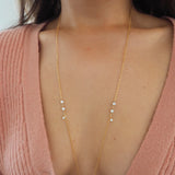 VERSION 2.0 | 14k Gold Filled CZ Diamond Dainty Body Chain