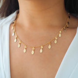14k Gold Filled Oval Shaker Necklace