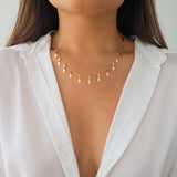 14k Gold Filled Oval Shaker Necklace