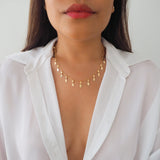 14k Gold Filled Oval Shaker Necklace