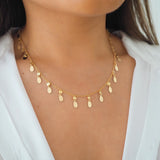 14k Gold Filled Oval Shaker Necklace