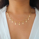 14k Gold Filled Oval Shaker Necklace