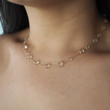 Dew Drop Raindrop Necklace 14k Gold Filled