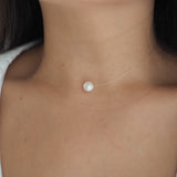 Floating Freshwater Pearl Necklace