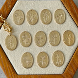 14k Gold Filled Birth Month Flower Necklace