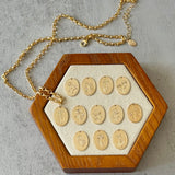 14k Gold Filled Birth Month Flower Necklace
