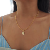 14k Gold Filled Birth Month Flower Necklace