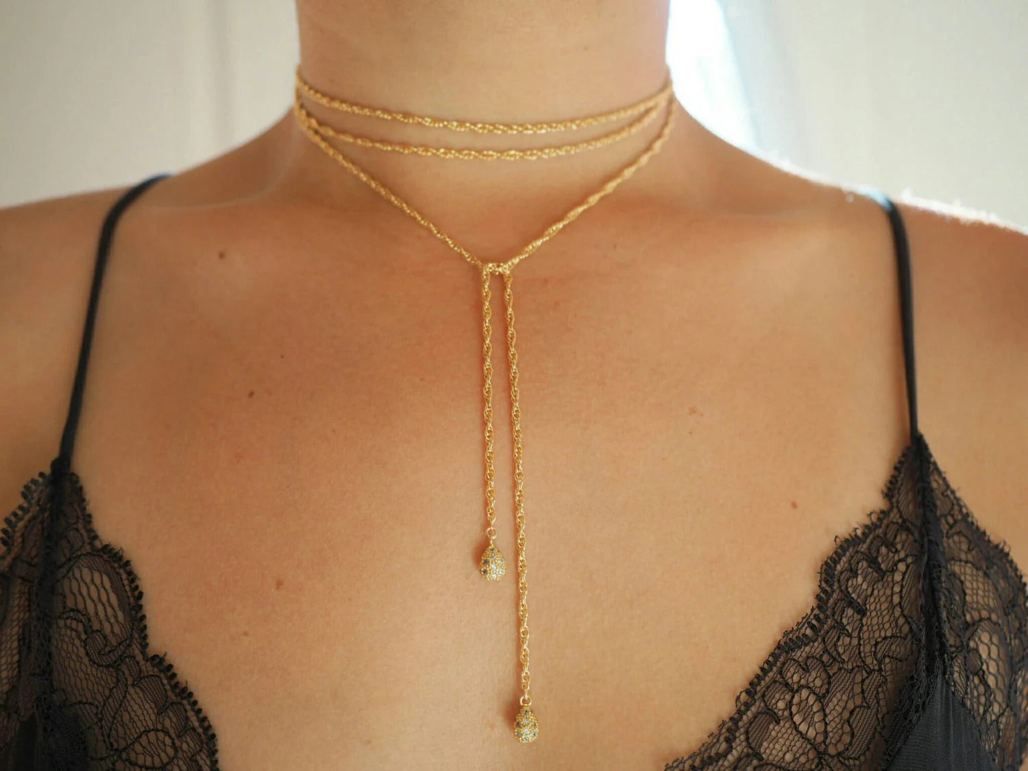 Rope Chain Gold Choker | Stage Chic