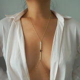 14k Gold Filled with 14k Solid Gold SPINEL Oval Coin Line Dainty Body Chain