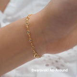 Swarovski Crystal Dainty Hand Piece