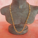 14k Gold Filled Figaro Chain Necklace | Thick