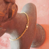 14k Gold Filled Braided Rope Chain Necklace | Thick