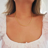 14k Gold Filled Braided Rope Chain Necklace | Thick
