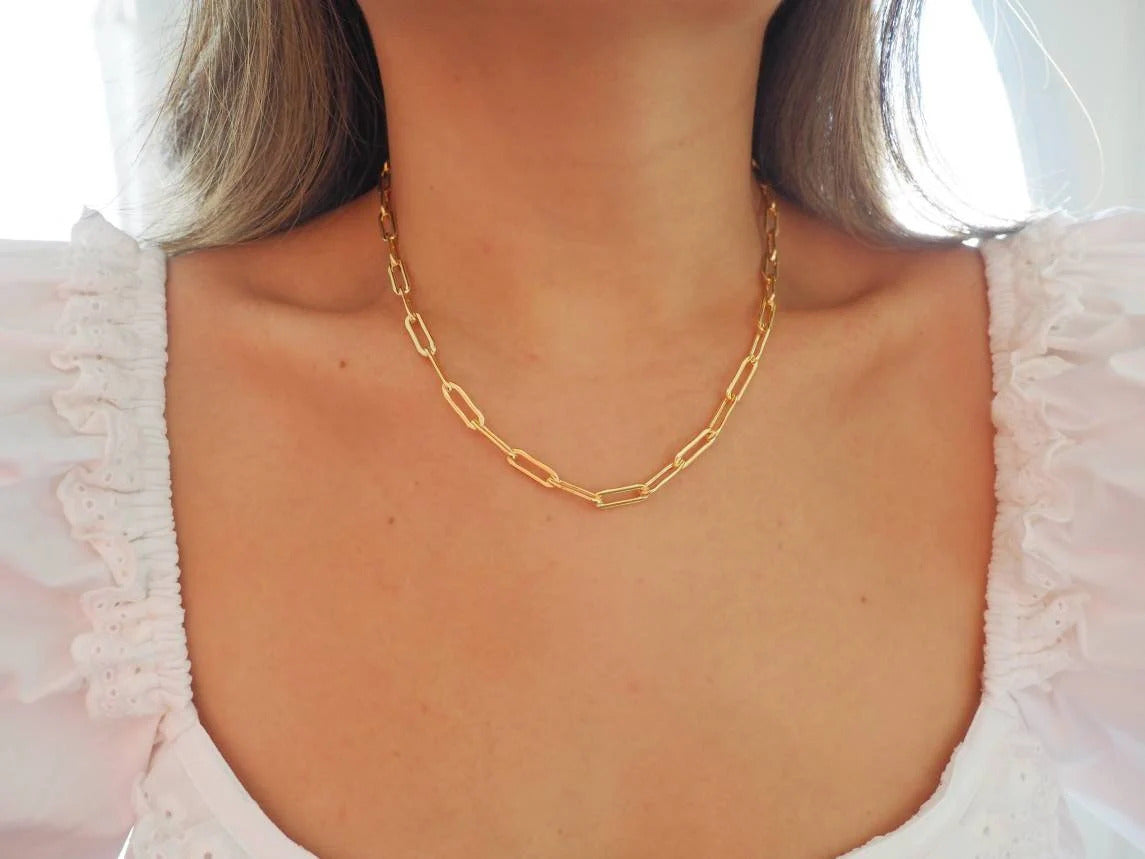 MARCE paper clip chain – Marce's Jewels