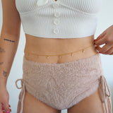 14k Gold Filled Dangling CZ Belly Chain