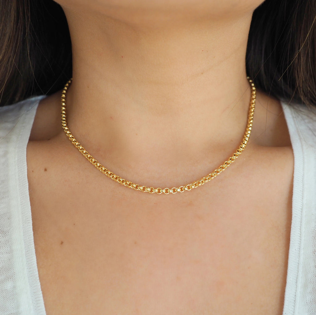14k Gold Filled Belcher Chain Necklace