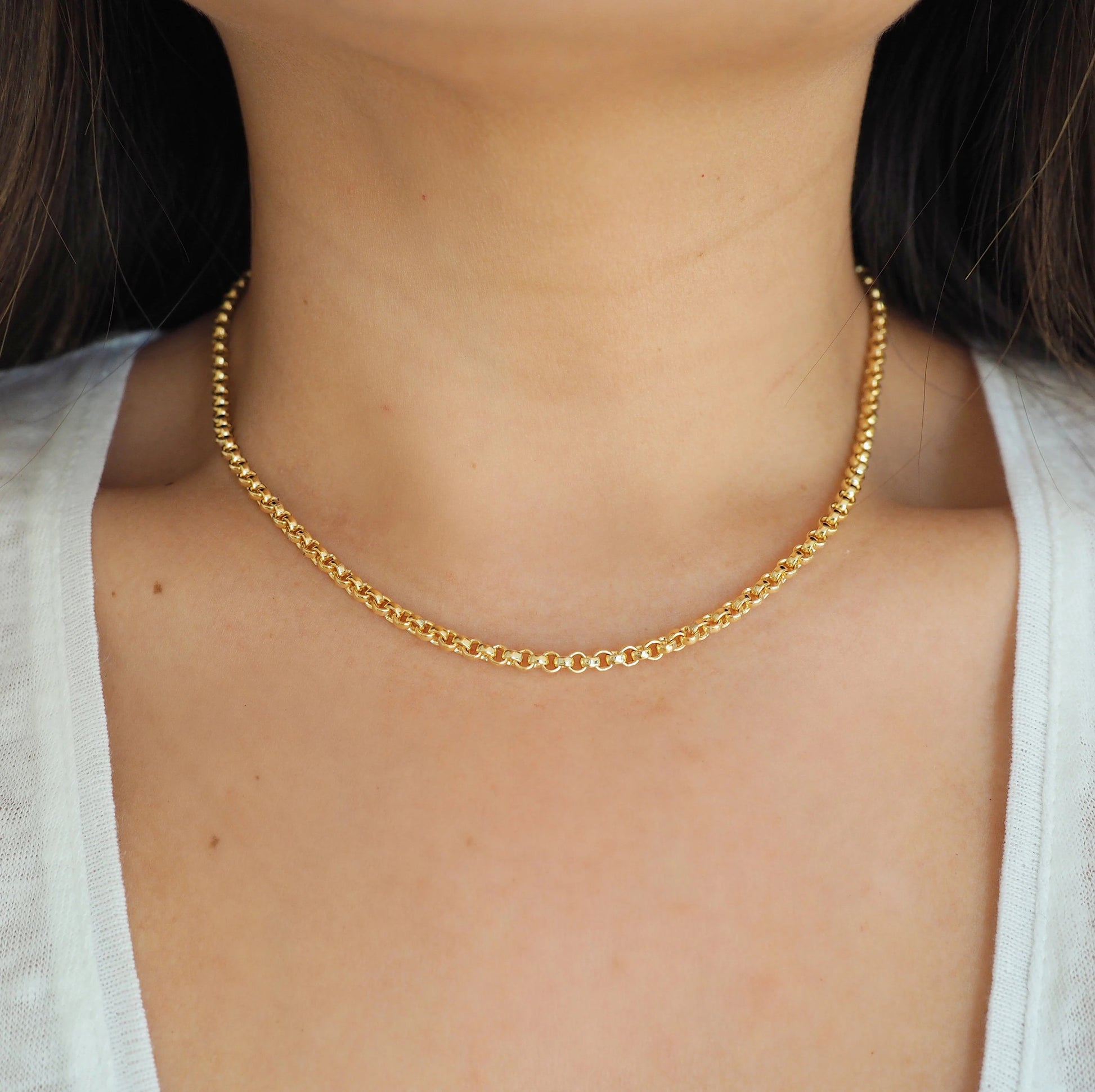 14k Gold Filled Belcher Chain Necklace