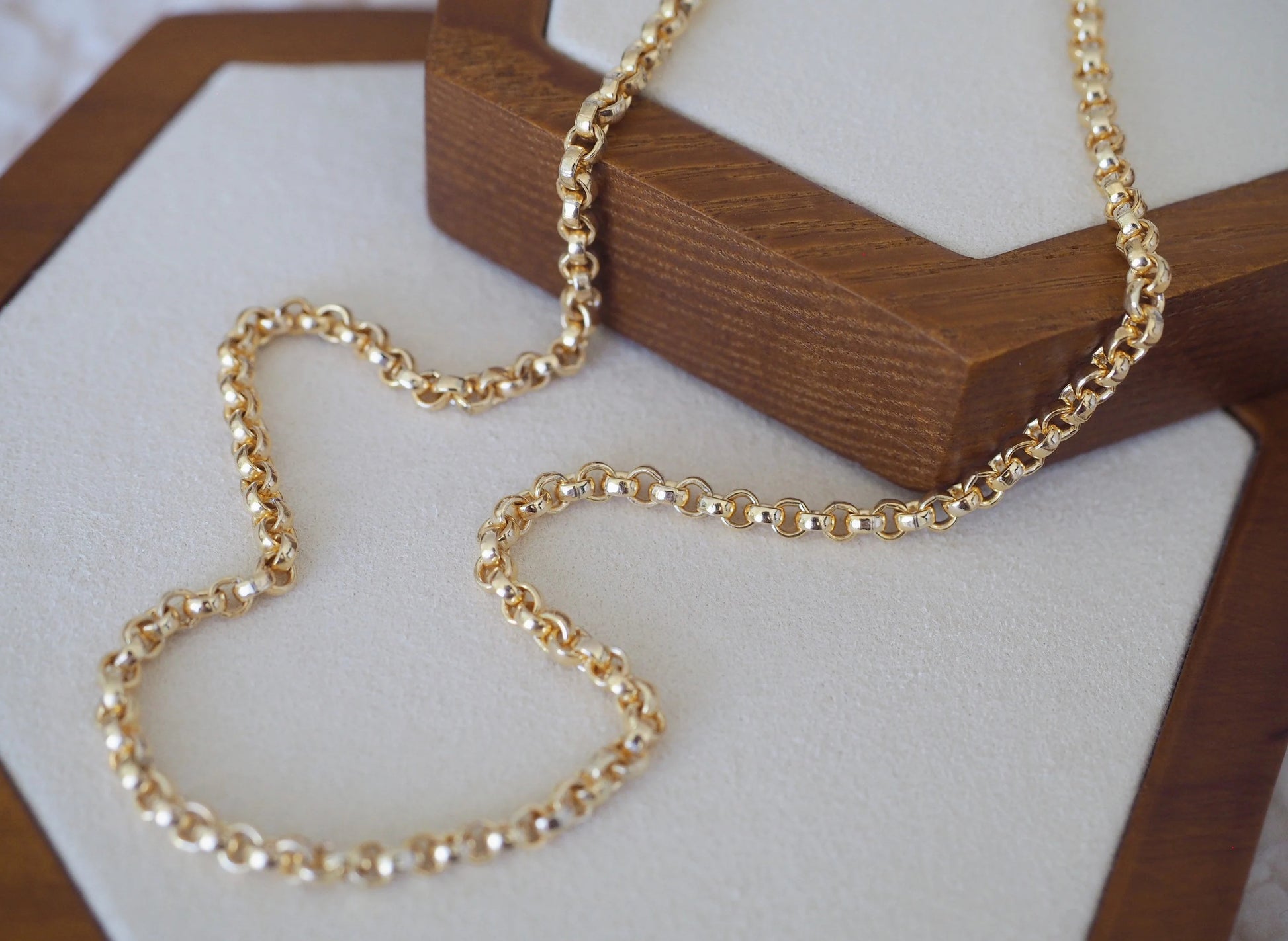 14k Gold Filled Belcher Chain Necklace