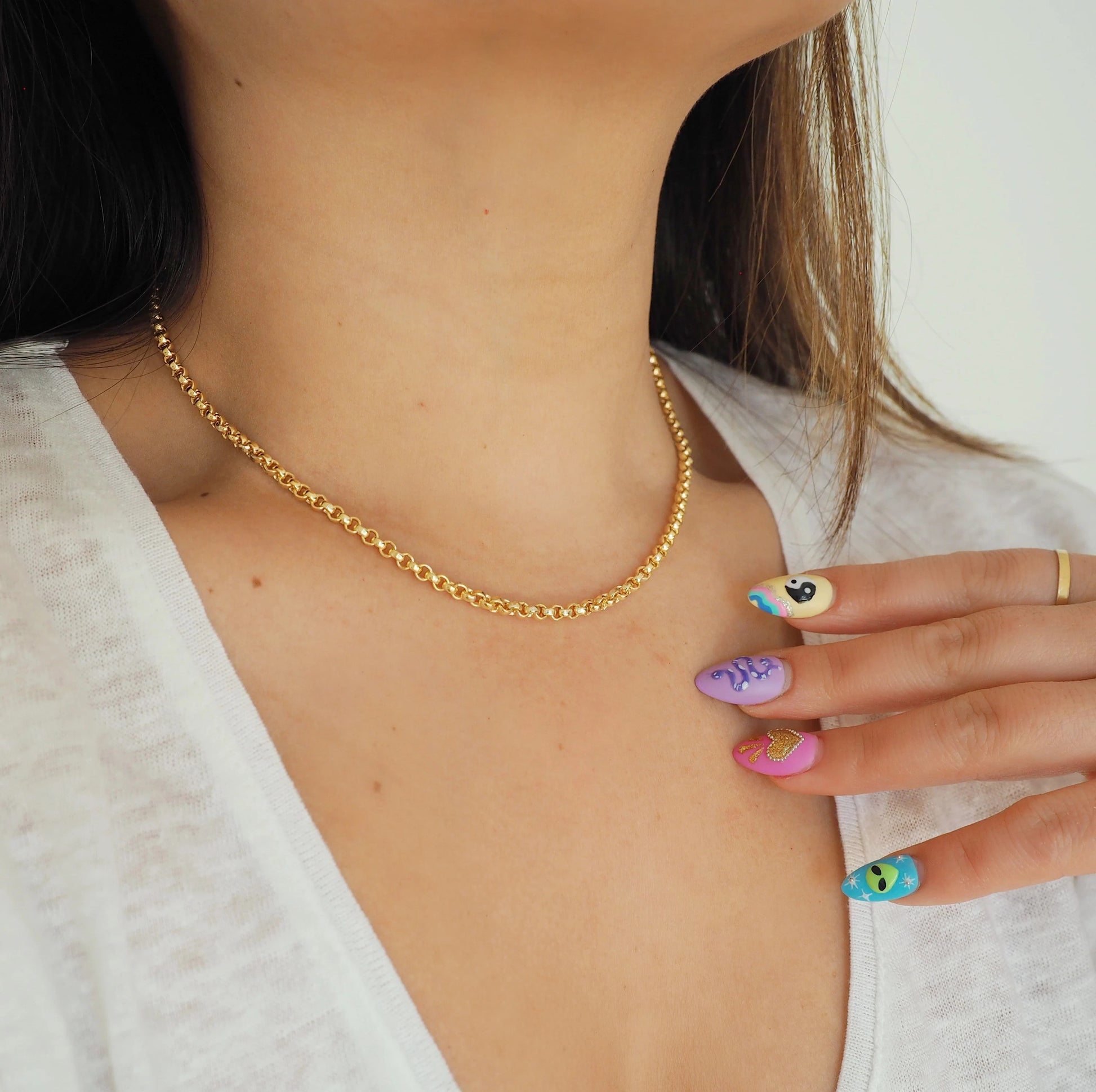 14k Gold Filled Belcher Chain Necklace