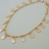 14k Gold Filled Tiny Coins Shaker Bracelet