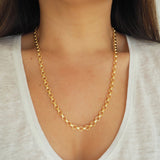 14k Gold Filled Round Link Chain Necklace